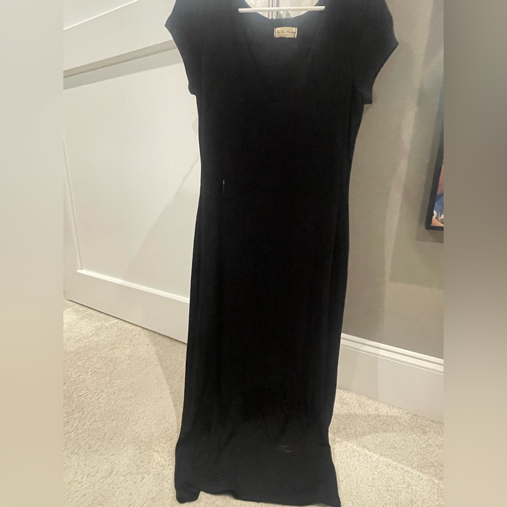 See You Monday Black Maxi Dress
